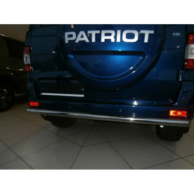Защита задняя одинарная d60 (скосы) УАЗ Патриот 2015